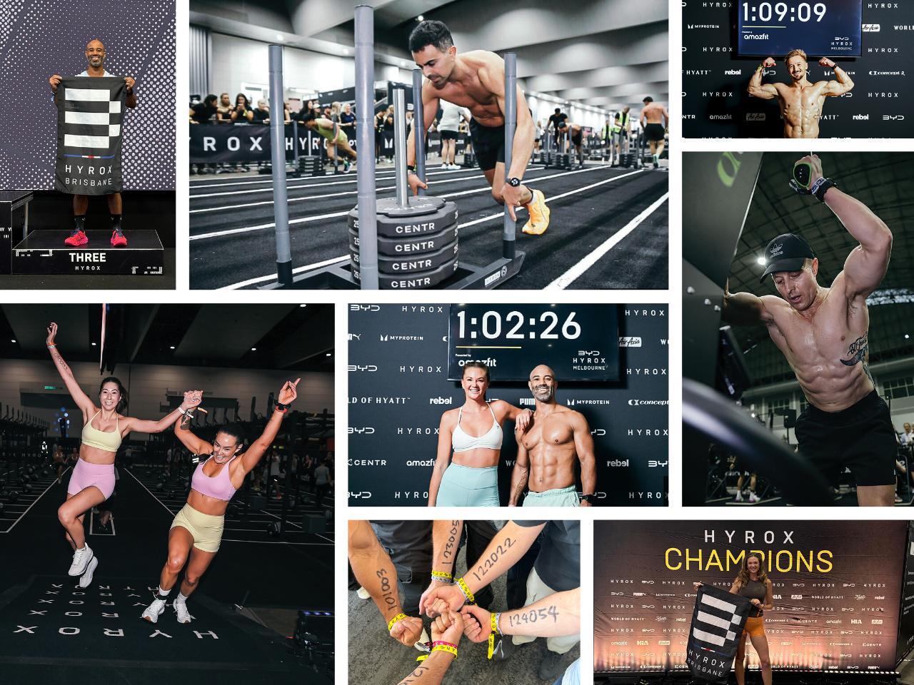 Soultrain athletes at HYROX Brisbane, Melbourne and Sydney